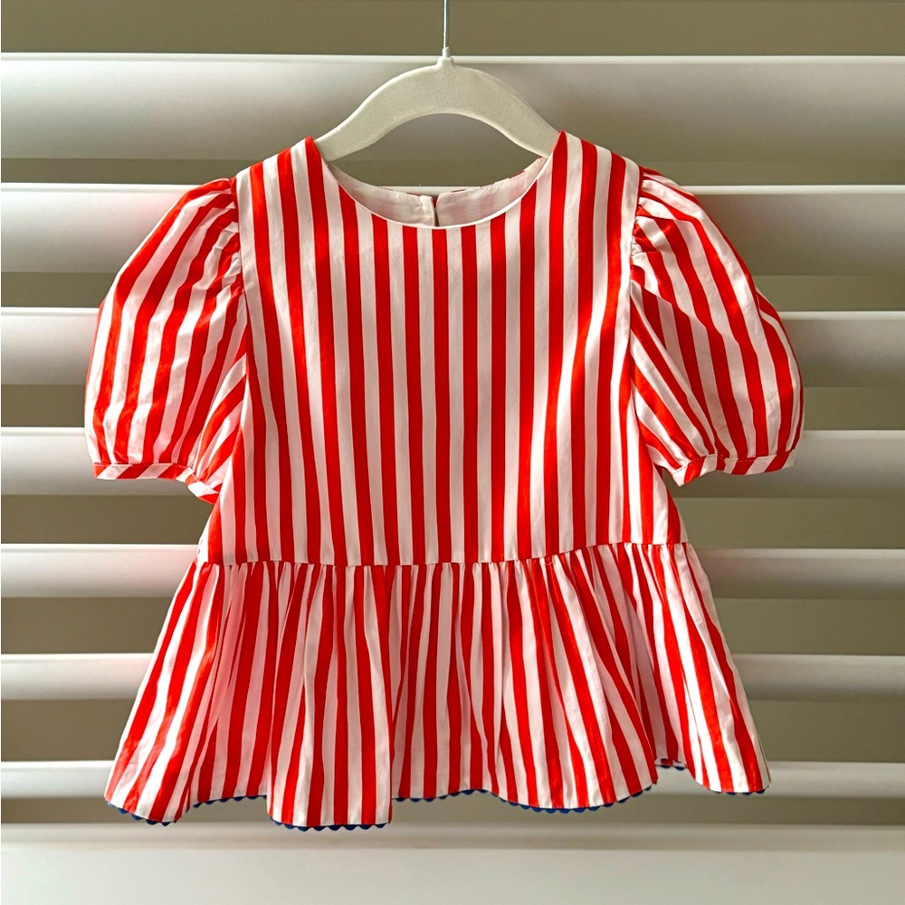 Girls Jacadi Paris Blouse Size 5